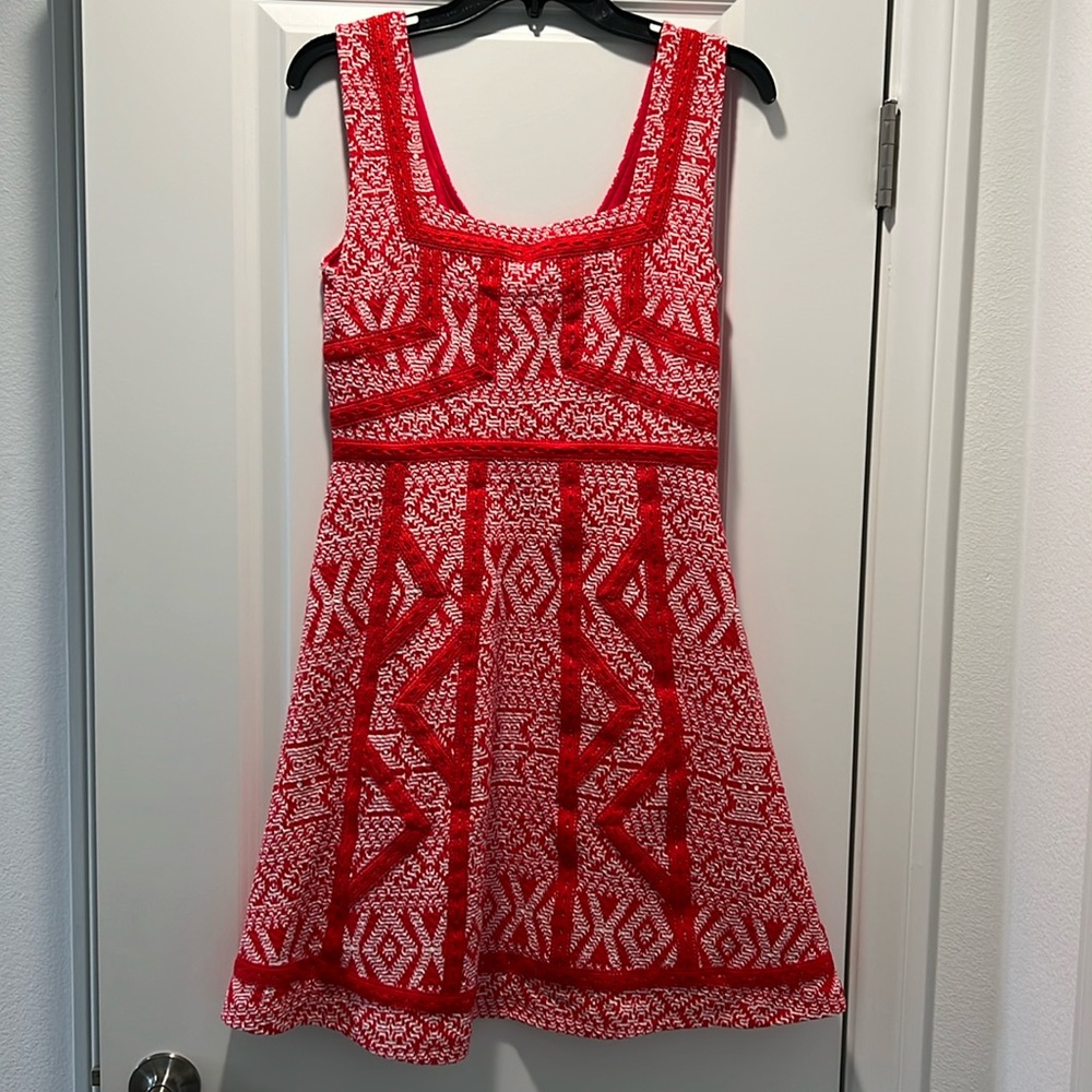 Women Anthropology red dress size 6